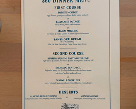 Dinner at Momoya SoHo
