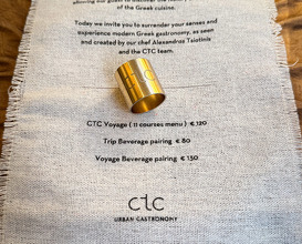 Dinner at CTC Urban Gastronomy