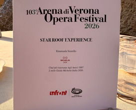 Star Roof Dinner in Verona by Agli Amici a Udine dal 1887