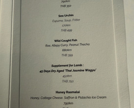 Dinner at Haoma