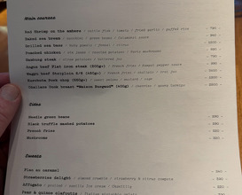 Dinner at Margo Bangkok