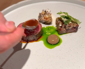 Dinner at Guernsey, Channel Islands