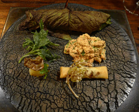 Dinner at Zaborin 坐忘林 Ryokan
