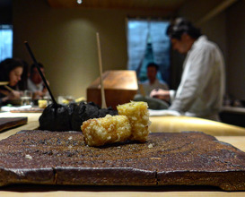 Dinner at 天ぷら 『あら木』