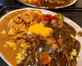 Dinner at カレー食堂マッハ