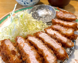 Dinner at とんかつかつゆう