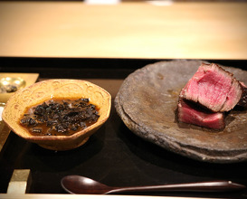 Dinner at にくの匠 三芳（みよし）