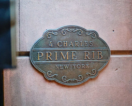 Dinner at 4 Charles Prime Rib