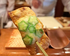 Dinner at Kushi Katsu A-bon (串かつ あーぼん)