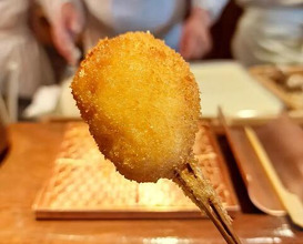Dinner at Kushi Katsu A-bon (串かつ あーぼん)