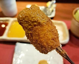 Dinner at Kushi Katsu A-bon (串かつ あーぼん)