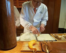 Dinner at Kushi Katsu A-bon (串かつ あーぼん)