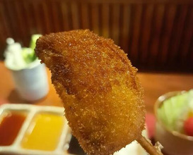 Dinner at Kushi Katsu A-bon (串かつ あーぼん)