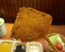 Dinner at Kushi Katsu A-bon (串かつ あーぼん)