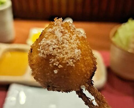 Dinner at Kushi Katsu A-bon (串かつ あーぼん)