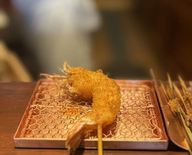 Dinner at Kushi Katsu A-bon (串かつ あーぼん)
