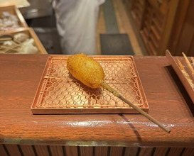 Dinner at Kushi Katsu A-bon (串かつ あーぼん)