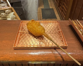 Dinner at Kushi Katsu A-bon (串かつ あーぼん)