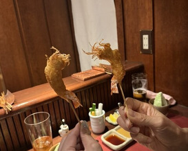 Dinner at Kushi Katsu A-bon (串かつ あーぼん)