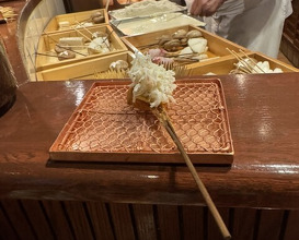 Dinner at Kushi Katsu A-bon (串かつ あーぼん)