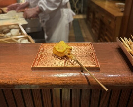Dinner at Kushi Katsu A-bon (串かつ あーぼん)
