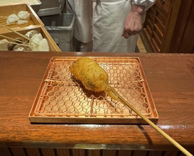 Dinner at Kushi Katsu A-bon (串かつ あーぼん)