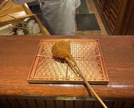 Dinner at Kushi Katsu A-bon (串かつ あーぼん)