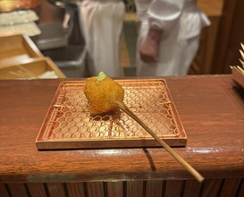 Dinner at Kushi Katsu A-bon (串かつ あーぼん)