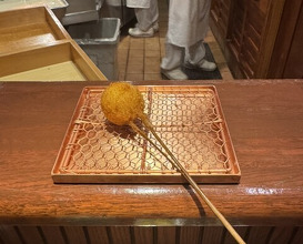 Dinner at Kushi Katsu A-bon (串かつ あーぼん)