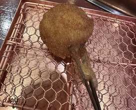 Dinner at Kushi Katsu A-bon (串かつ あーぼん)