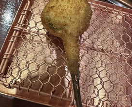 Dinner at Kushi Katsu A-bon (串かつ あーぼん)