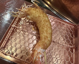 Dinner at Kushi Katsu A-bon (串かつ あーぼん)