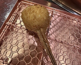 Dinner at Kushi Katsu A-bon (串かつ あーぼん)