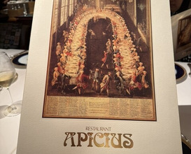 Dinner at APICIUS