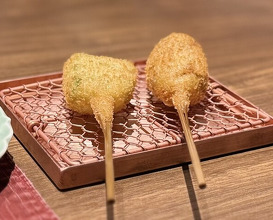 Dinner at kushikatsu daibon (串かつ だいぼん)