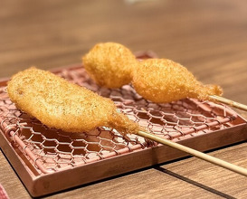 Dinner at kushikatsu daibon (串かつ だいぼん)