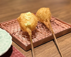 Dinner at kushikatsu daibon (串かつ だいぼん)