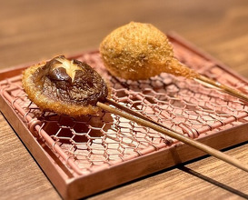 Dinner at kushikatsu daibon (串かつ だいぼん)