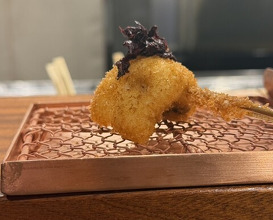 Dinner at kushikatsu daibon (串かつ だいぼん)