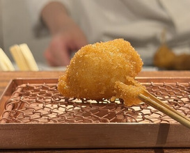 Dinner at kushikatsu daibon (串かつ だいぼん)