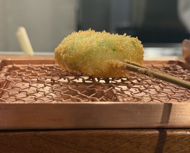 Dinner at kushikatsu daibon (串かつ だいぼん)