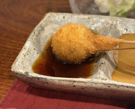 Dinner at kushikatsu daibon (串かつ だいぼん)