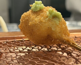 Dinner at kushikatsu daibon (串かつ だいぼん)