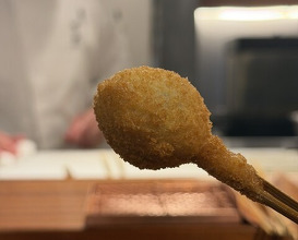 Dinner at kushikatsu daibon (串かつ だいぼん)