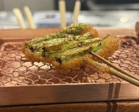 Dinner at kushikatsu daibon (串かつ だいぼん)