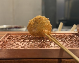 Dinner at kushikatsu daibon (串かつ だいぼん)