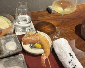 Dinner at kushikatsu daibon (串かつ だいぼん)