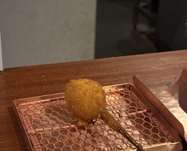 Dinner at kushikatsu daibon (串かつ だいぼん)