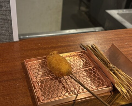 Dinner at kushikatsu daibon (串かつ だいぼん)