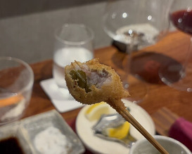 Dinner at kushikatsu daibon (串かつ だいぼん)